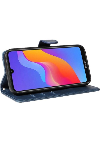 Huawei Y6 2019 Cüzdan Telefon Kılıfı Için Filp Durumda Preslenmiş Pu Deri ile (Yurt Dışından) fırsatları