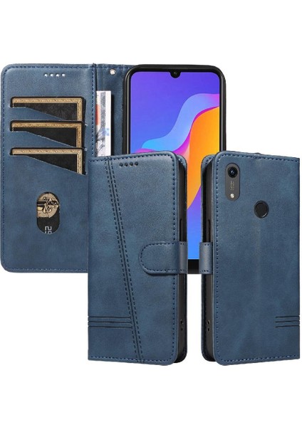 Huawei Y6 2019 Cüzdan Telefon Kılıfı Için Filp Durumda Preslenmiş Pu Deri ile (Yurt Dışından) indirimleri