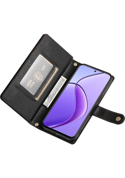 Realme 12 5g Cüzdan Standı Için Flip Case Crossbody Kayış Iş (Yurt Dışından) fırsatları