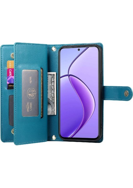 Realme 12 5g Cüzdan Standı Için Flip Case Crossbody Kayış Iş (Yurt Dışından) indirimleri