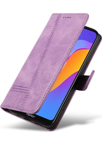 Huawei Y6 2019 Cüzdan Telefon Kılıfı Için Filp Durumda Preslenmiş Pu Deri ile (Yurt Dışından) modelleri