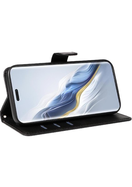 Kredi Kartı Yuvası Preslenmiş Pu Deri ile Onur Sihirli 6 Pro Için Filp Durumda (Yurt Dışından)