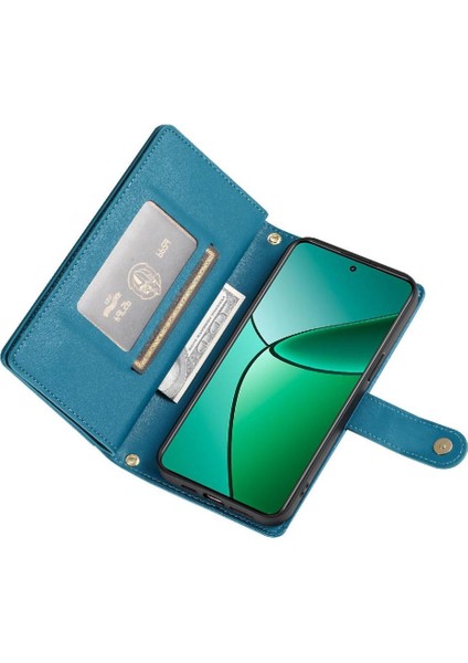 Realme 12 Artı Crossbody Kayış Standı Çok Fonksiyonlu Cüzdan Için Flip Case (Yurt Dışından) indirimleri