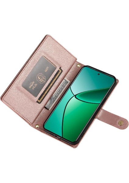 Realme 12 Artı Crossbody Kayış Standı Çok Fonksiyonlu Cüzdan Için Flip Case (Yurt Dışından) fiyatları