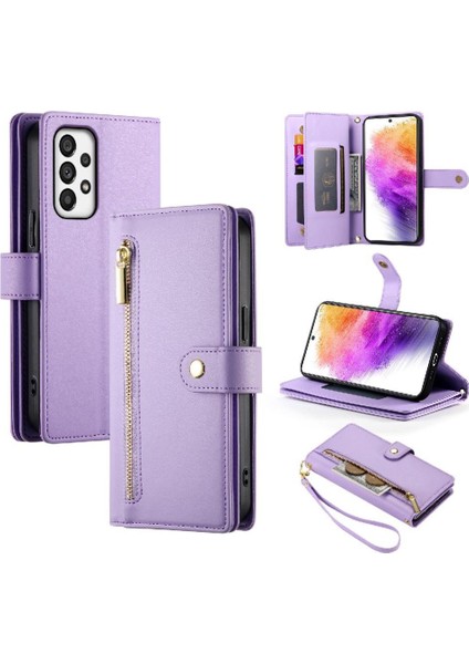 Samsung Galaxy A73 5g Için Flip Case Standı Cüzdan Çok Fonksiyonlu Kayış (Yurt Dışından) fırsatları