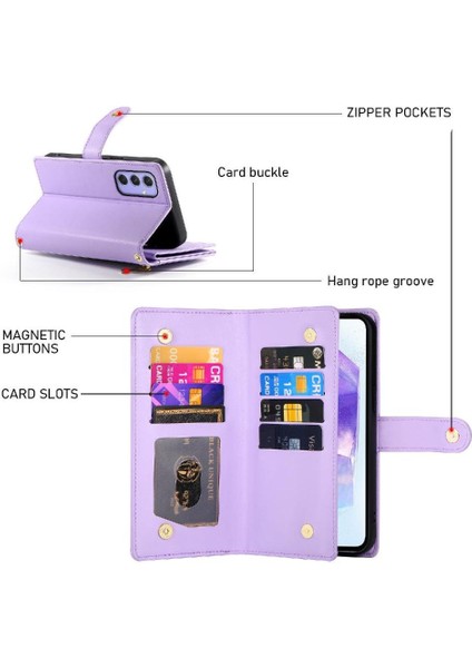 Samsung Galaxy Galaxy Için Flip Case Standı Çok Fonksiyonlu Iş Cüzdan (Yurt Dışından) fiyatları