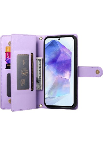 Samsung Galaxy Galaxy Için Flip Case Standı Çok Fonksiyonlu Iş Cüzdan (Yurt Dışından) modelleri