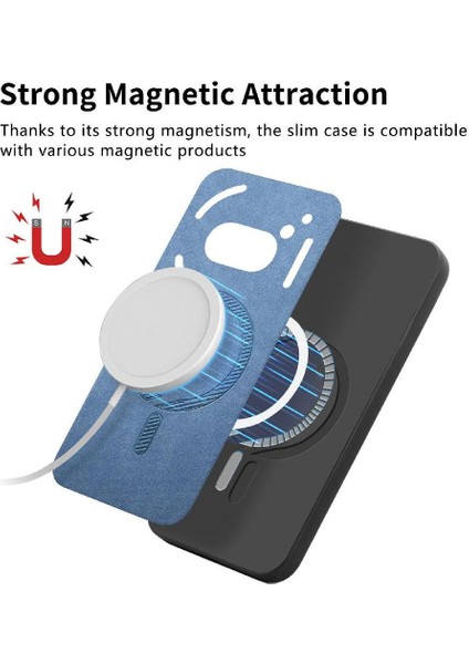 Nothing Flip Case Telefon 2A Magsafe Araç Mounts Kablosuz Şarj Ince (Yurt Dışından) modelleri