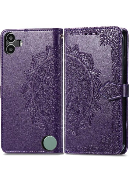 Nothing Flip Case Cmf Telefon 1 Zarif Desen Kapak Kapak Darbeye (Yurt Dışından)