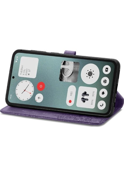 Nothing Flip Case Cmf Telefon 1 Zarif Desen Kapak Kapak Darbeye (Yurt Dışından)