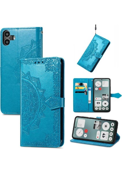 Nothing Flip Case Cmf Telefon 1 Zarif Desen Kapak Kapak Darbeye (Yurt Dışından)