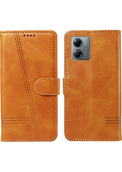 Motorola Moto G14 4g Cüzdan Telefon Kılıfı Için Filp Durumda Ayrılabilir Siyah ile (Yurt Dışından) indirimleri