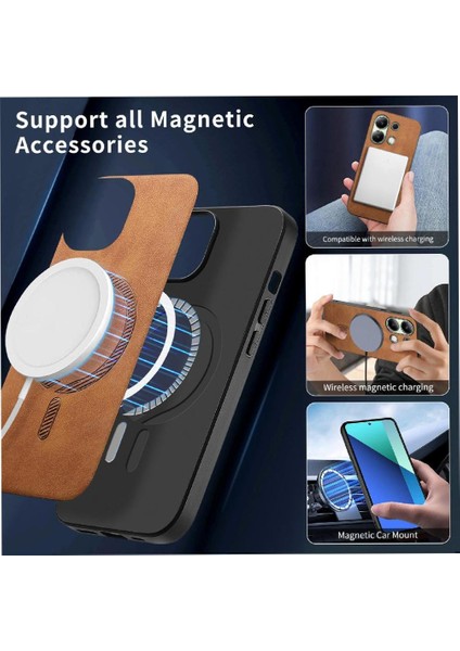 Xiaomi Redmi Için Not 13 4g Magsafe Araba Mounts Hafif Ince (Yurt Dışından)