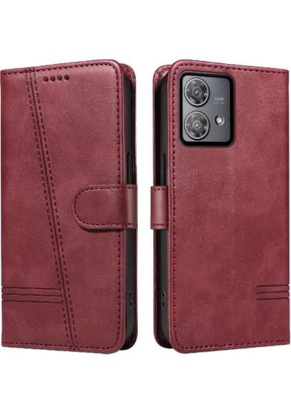 Motorola Edge 40 Neo Için Kredi Kartı Yuvası ile Ayrılabilir Siyah (Yurt Dışından) modelleri