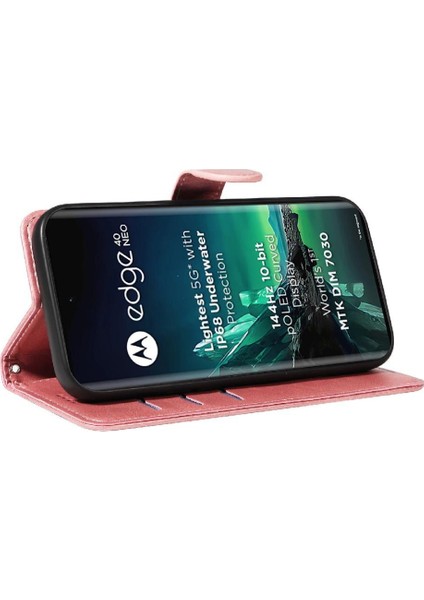 Motorola Edge 40 Neo Için Kredi Kartı Yuvası ile Ayrılabilir Siyah (Yurt Dışından) modelleri
