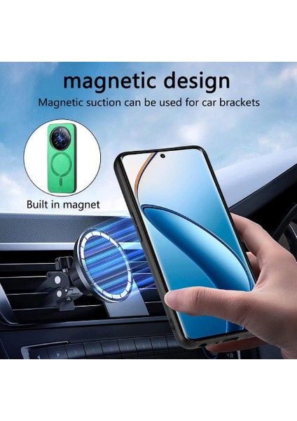 Realme 12 Pro 5g Magsafe Araba Bağlar Kablosuz Şarj Hafif (Yurt Dışından)
