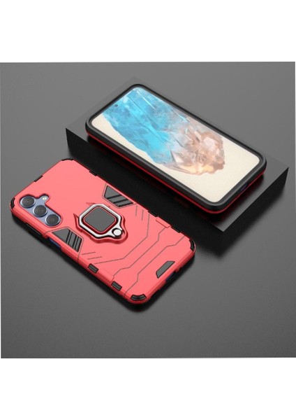 Samsung Galaxy M35 5g Darbeye Kapak Için Kılıf 360&DEG; Dönen Halka Askeri (Yurt Dışından) indirimleri