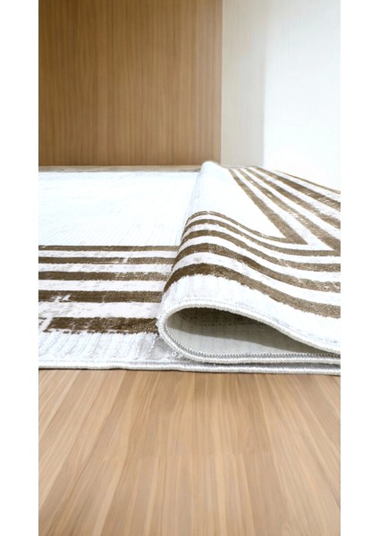Beyaz Elegans Modern Halı 3 Çerçeveli Halı - BT-N-406
