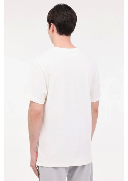 Walter 11WK1005 0 Yaka Erkek Tshirt - Ekru modelleri