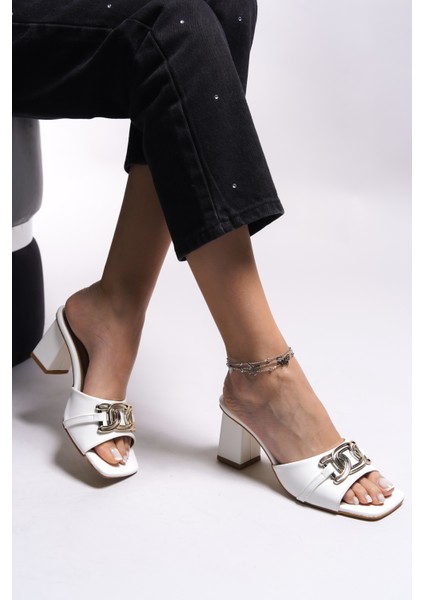 Fimdrih Kadın Topuklu Terlik 001282 fiyatları