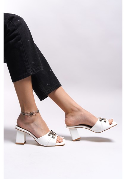 Fimdrih Kadın Topuklu Terlik 001282 fırsatları