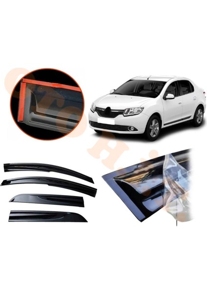 Renault Symbol 13-20 Cam Rüzgarlığı Parlak Siyah Tam Uyumlu fiyatları