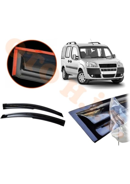 Fiat Doblo D2 Cam Rüzgarlığı Parlak Siyah Tam Uyumlu fiyatları