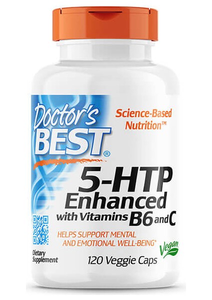 5-Htp Enhanced With Vitamins B6 Relax Mood Serotoninvitamin C