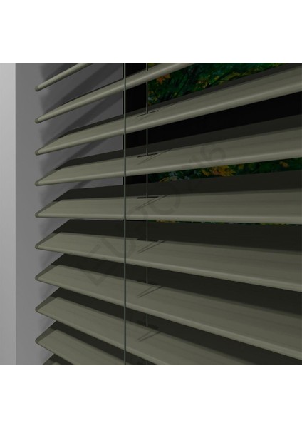 Ahşap Jaluzi Perde 50 mm GERÇEK AHŞAP Redüktörlü / Zincirli TAŞ Renk fiyatları