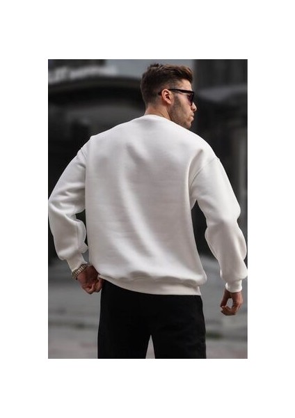 Erkek Uzun Kollu Bisiklet Yaka Sweatshirt