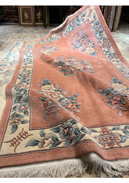 El Dokuma Kabartmalı Çin Halısı Ebat 245X153 fiyatları