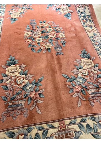 El Dokuma Kabartmalı Çin Halısı Ebat 245X153 modelleri