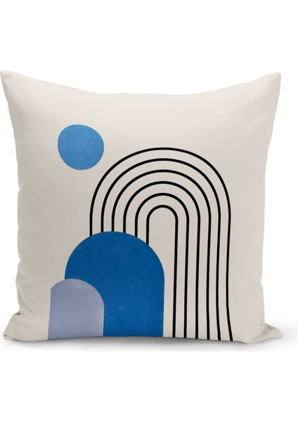 Minimalist Serisi Çift Tarafı Dijital Baskılı Kırlent Kılıfı (Minimalist Cushion Cover)