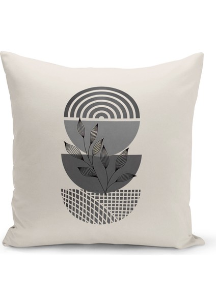 Minimalist Serisi Çift Tarafı Dijital Baskılı Kırlent Kılıfı (Minimalist Cushion Cover)