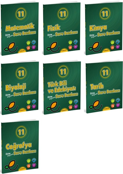 2025 11. Sınıf Soru Kitabı Seti Tam 7'li Set