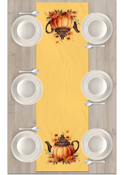 Sonbahar Serisi 140X40 cm Dijital Baskılı Runner (Halloween Autumn) fiyatları