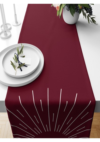 Minimalist Serisi 140X40 cm Dijital Baskılı Runner