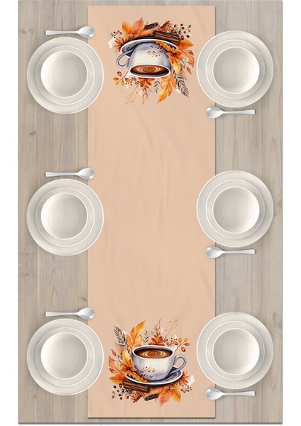 Sonbahar Serisi 140X40 cm Dijital Baskılı Runner (Halloween Autumn) fiyatları