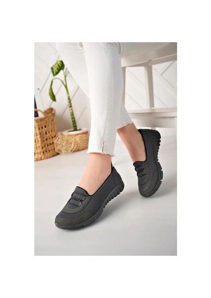 Kadın Füme Hafif Taban Günlük Rahat Spor Babet Ayakkabı