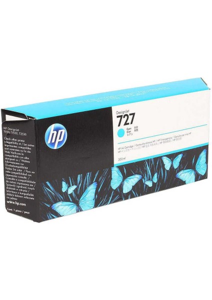 Hp 727-F9J76A Mavi Orijinal Kartuş Extra Yüksek Kapasiteli