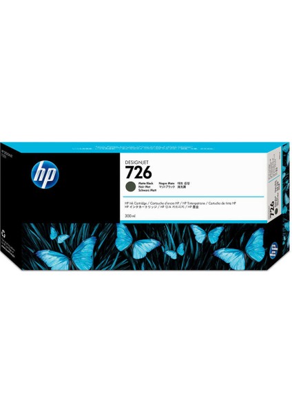 Hp 726-CH575A Mat Siyah Orijinal Kartuş