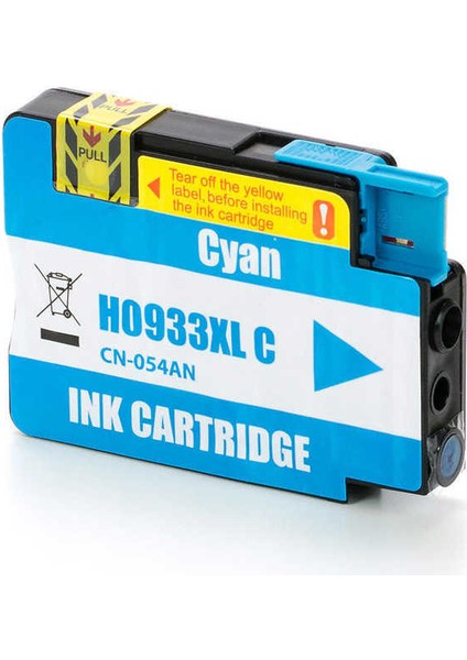 Hp 933XL-CN054AE Mavi Muadil Kartuş