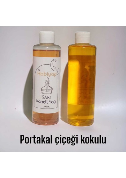 Portakal Çiçeği Kokulu Sarı Kandil Yağı 250 ml