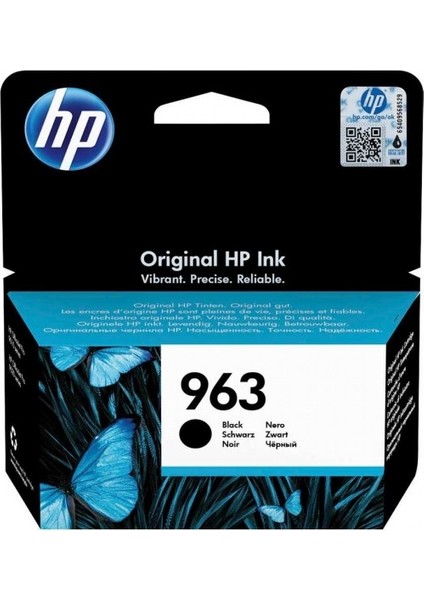Hp 963-3JA26AE Siyah Orijinal Kartuş
