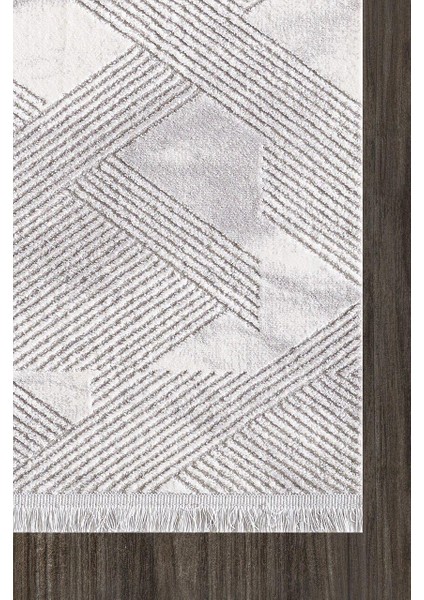 Samoa 02387B Krem Gri Çizgi Desenli Halı fiyatları