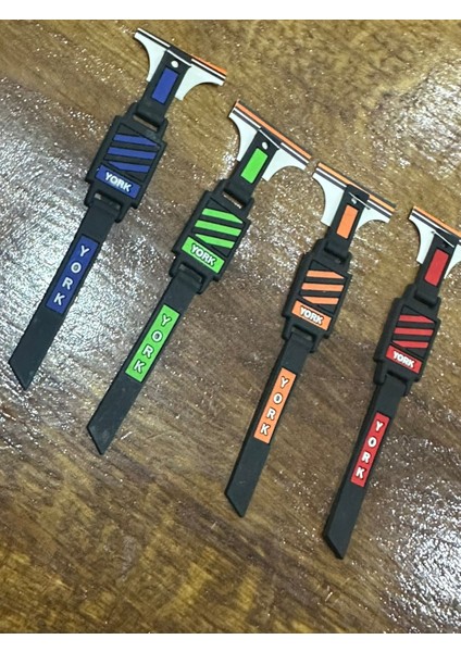 4 Adet Renkli Silikon Arma Dikiş Giyim Aplike 11X1 cm