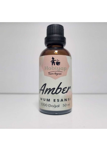 Amber Mum Esansı Buhurdanlık Yağı 50 ml