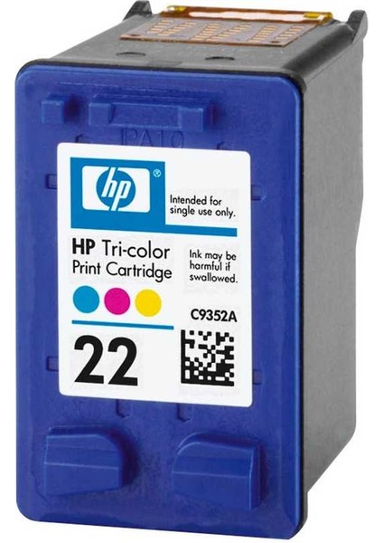 Hp 22-C9352A Renkli Orijinal Kartuş