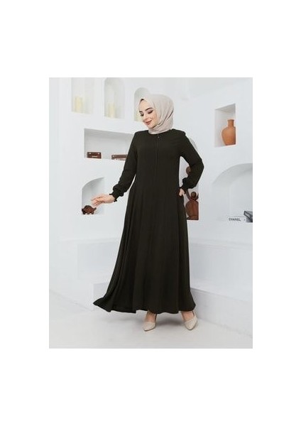 Yazlık Mevlana Model Belden Oturtmalı Kolu Lastikli Kloş Fereca Pardesü modelleri