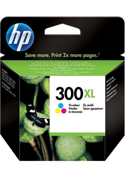 Hp 300XL-CC644E Renkli Orijinal Kartuş Yüksek Kapasiteli